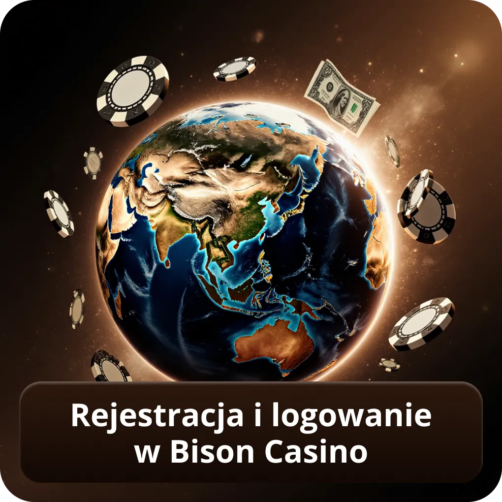 Rejestracja i logowanie w Bison Casino