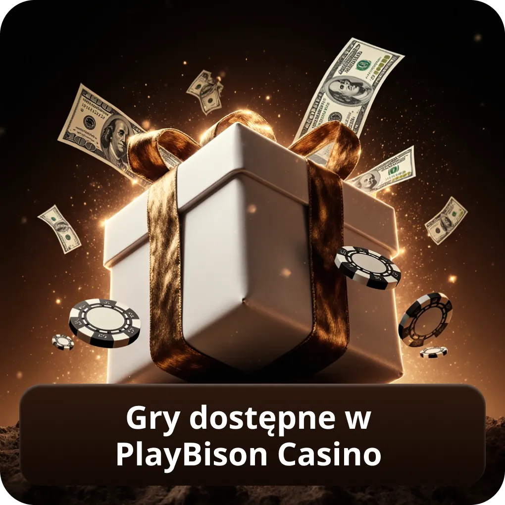 Gry dostępne w PlayBison Casino